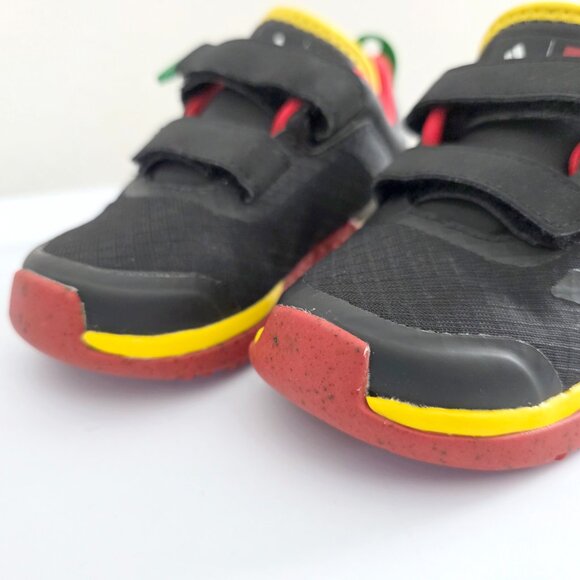ADIDAS x LEGO Collab Toddler Sport Sneaker Hook & Loop Primary Colors Baby Shoes - Picture 3 of 11